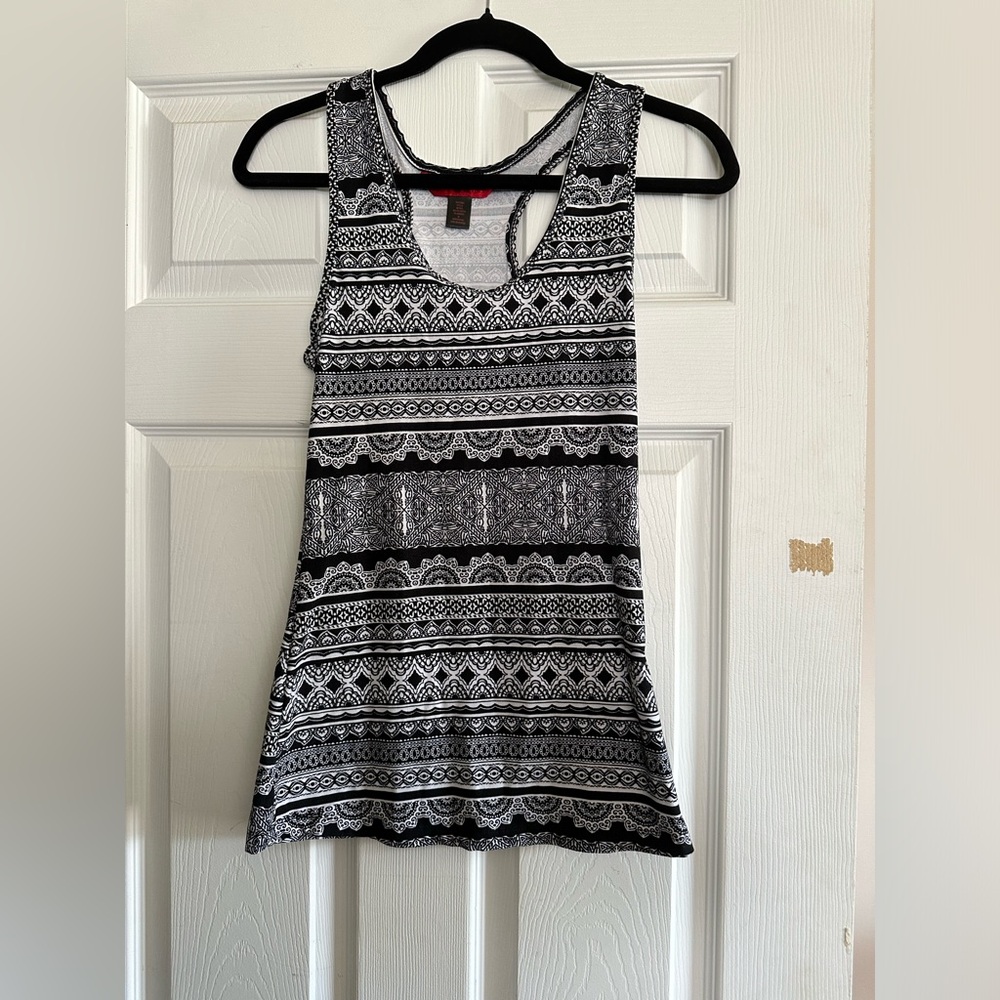Black and White Tank Top